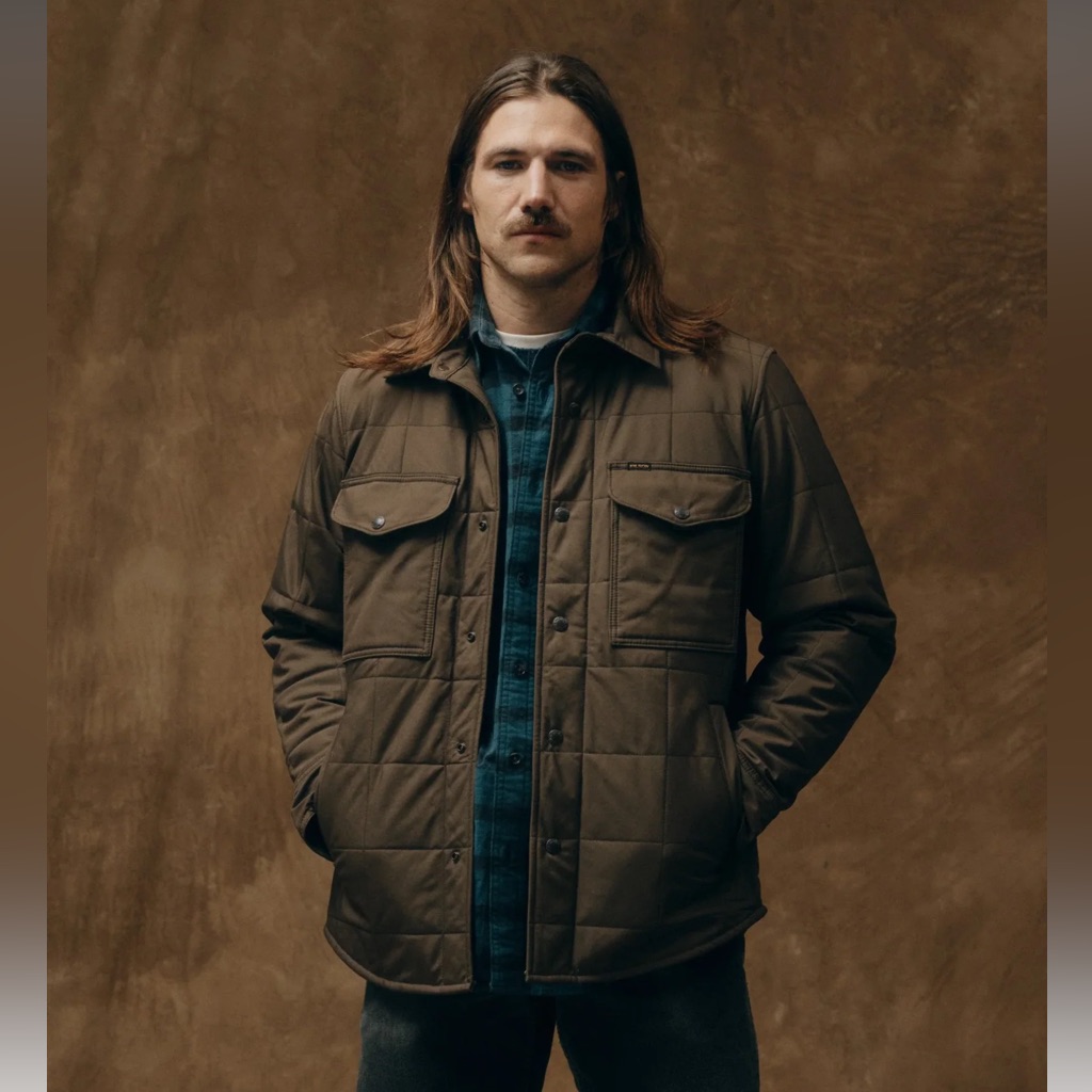 Filson Nwot Cover Cloth Quilted Jac-Shirt In Slate Black. Size Large